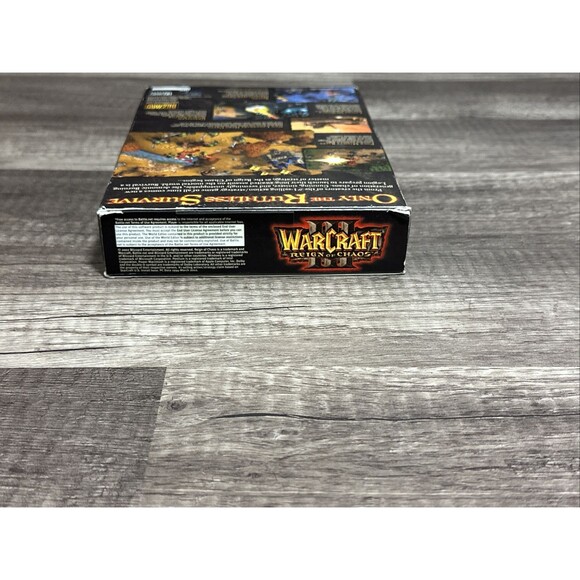Warcraft III 3: Reign of Chaos UNDEAD Variant Cover Blizzard PC Sealed Box HTF - Picture 5 of 9